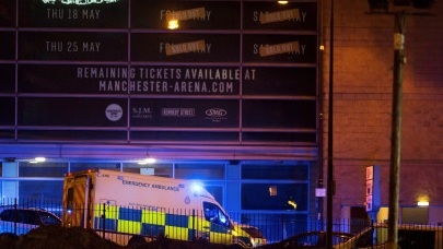 2017/5/22（月）イギリスのマンチェスター、アリアナ・グランデさんのコンサート会場でテロ事件があった